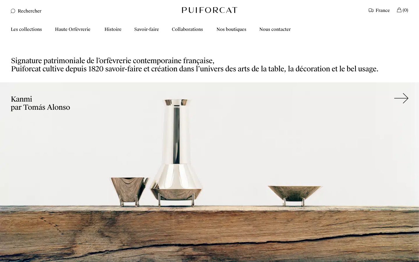 Capture d’écran Puiforcat